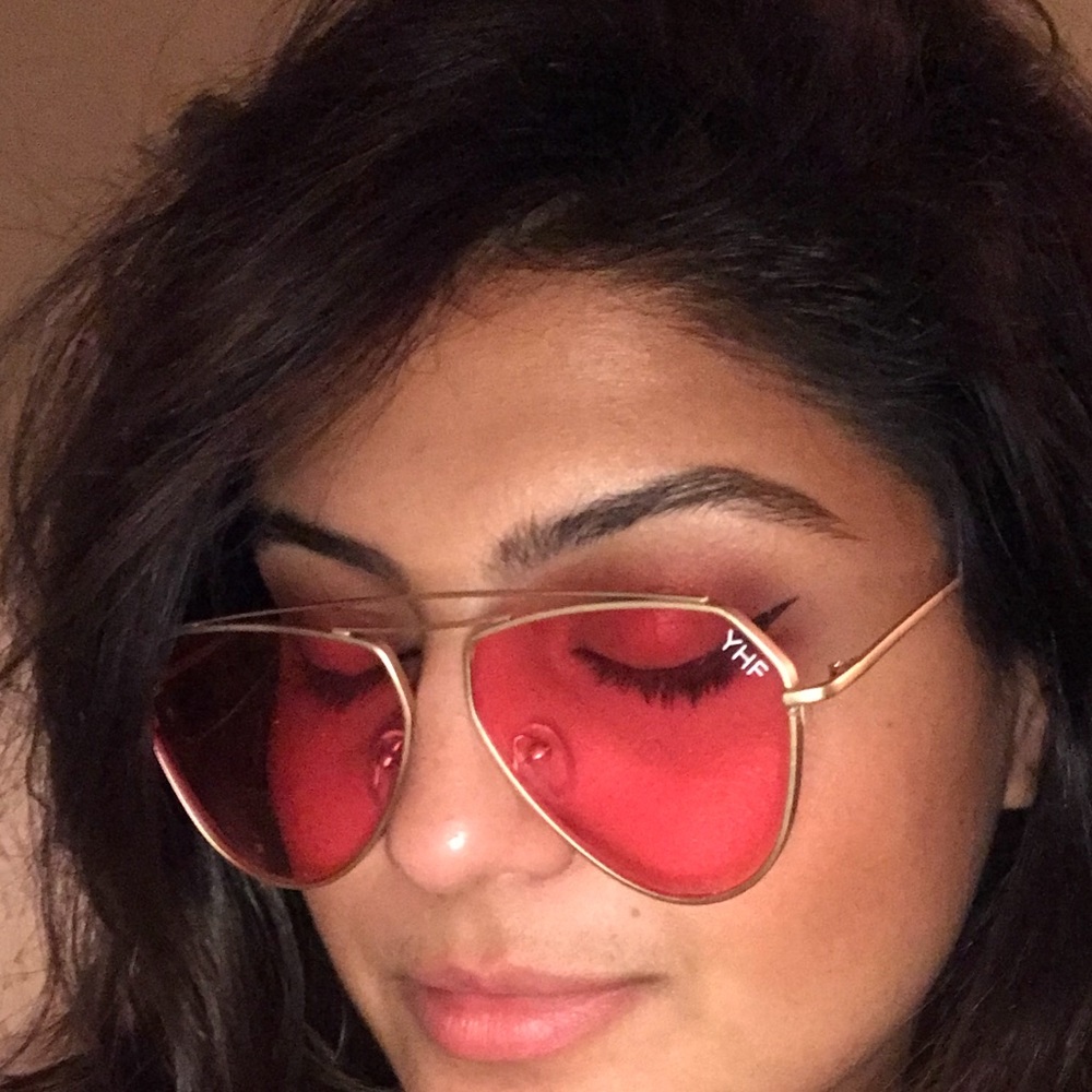 PINK YHF SUNGLASSES